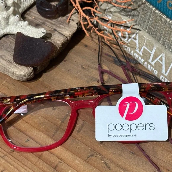 Peepers Indian Summer Red Women's 1.0 Reading Glasses - Picture 6 of 15
